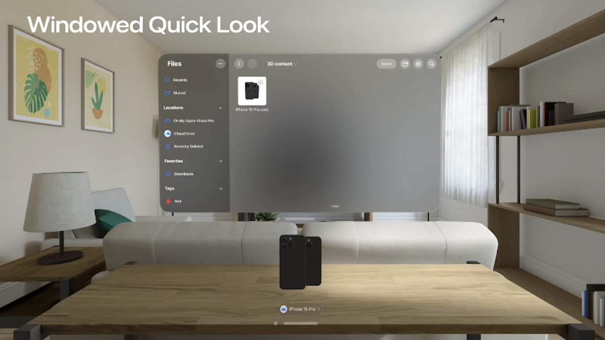 Нове покоління Quick Look: огляд функцій VisionOS 2.0